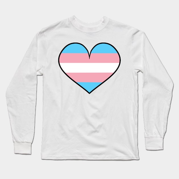 Trans Pride Long Sleeve T-Shirt by ShinyBat